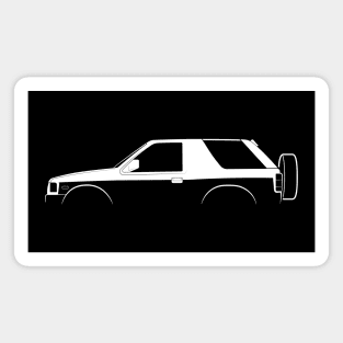 Isuzu Amigo (1989) Silhouette Magnet